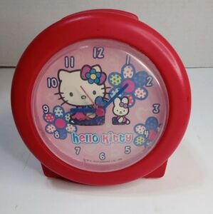 Vintage Very Cute-Hello Kitty Alarm Clock - Hard To Find - Works!!